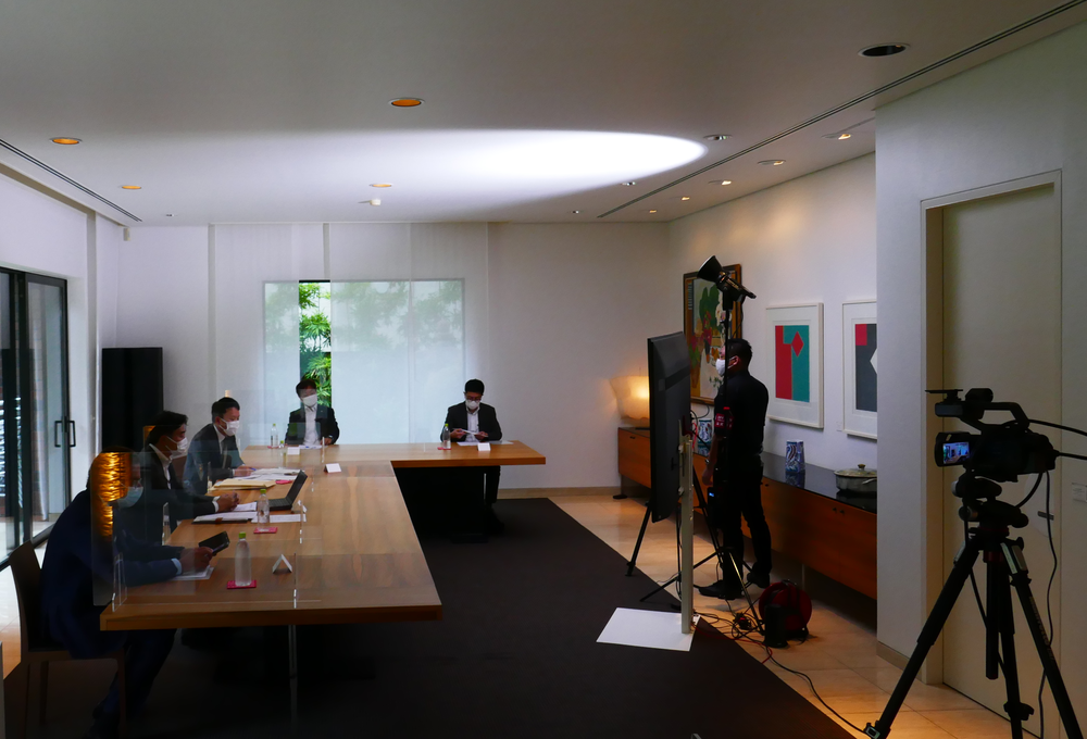Japanese experts gathered at the Swiss Ambassador’s Residence