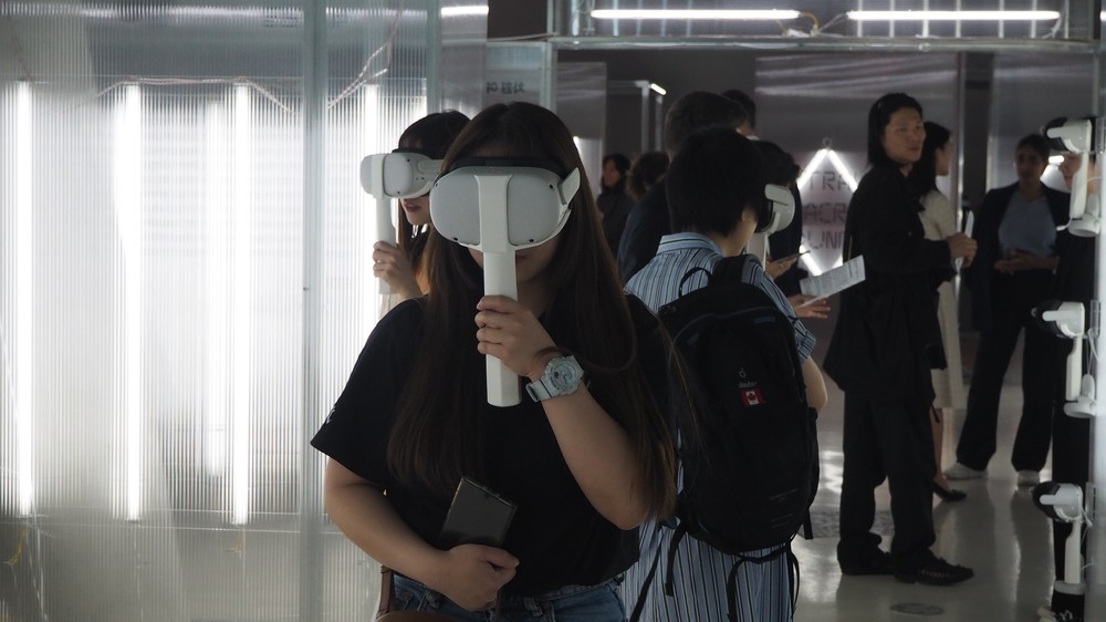 The opening of the 'Travel Across Boundaries' exhibition in Seoul in May 2023