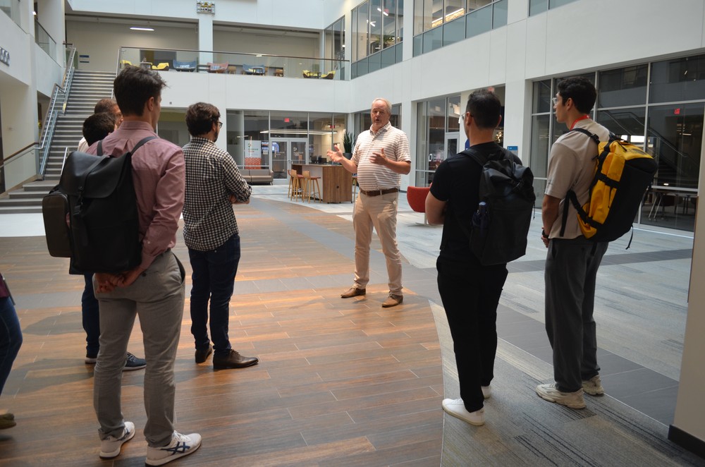 Swiss biotech startups get a tour of BioLabs North Carolina in the Research Triangle during the Startup Camp powered by Innosuisse.