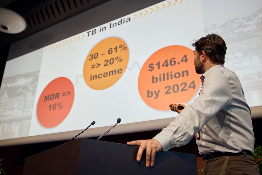 Tuberculosis statistics in India. copyright: Swissnex in India