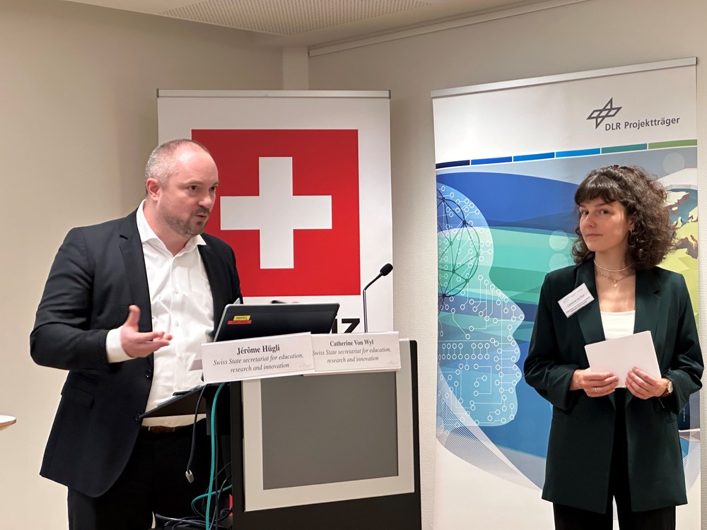 Year of Skills Event SERI; Jérôme Hügli and Catherine von Wyl, SERI