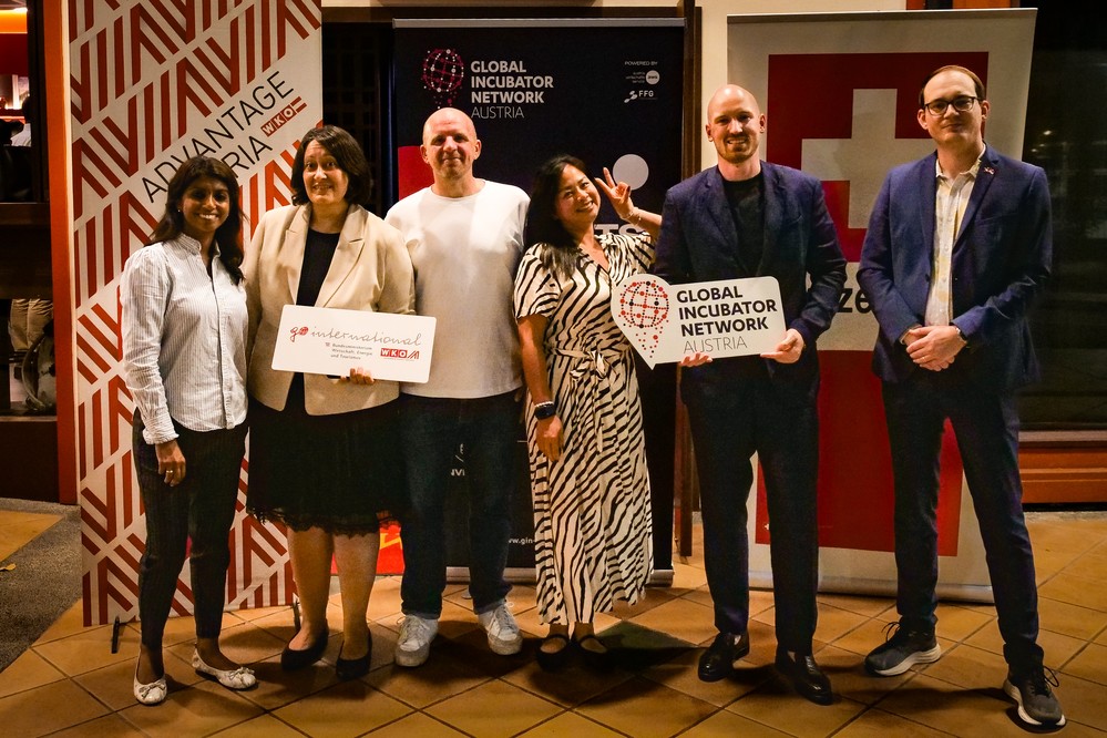 Organizers of the Swiss-Austrian networking evening