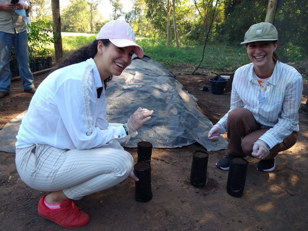 Students from ZHAW at Sesc Reserve