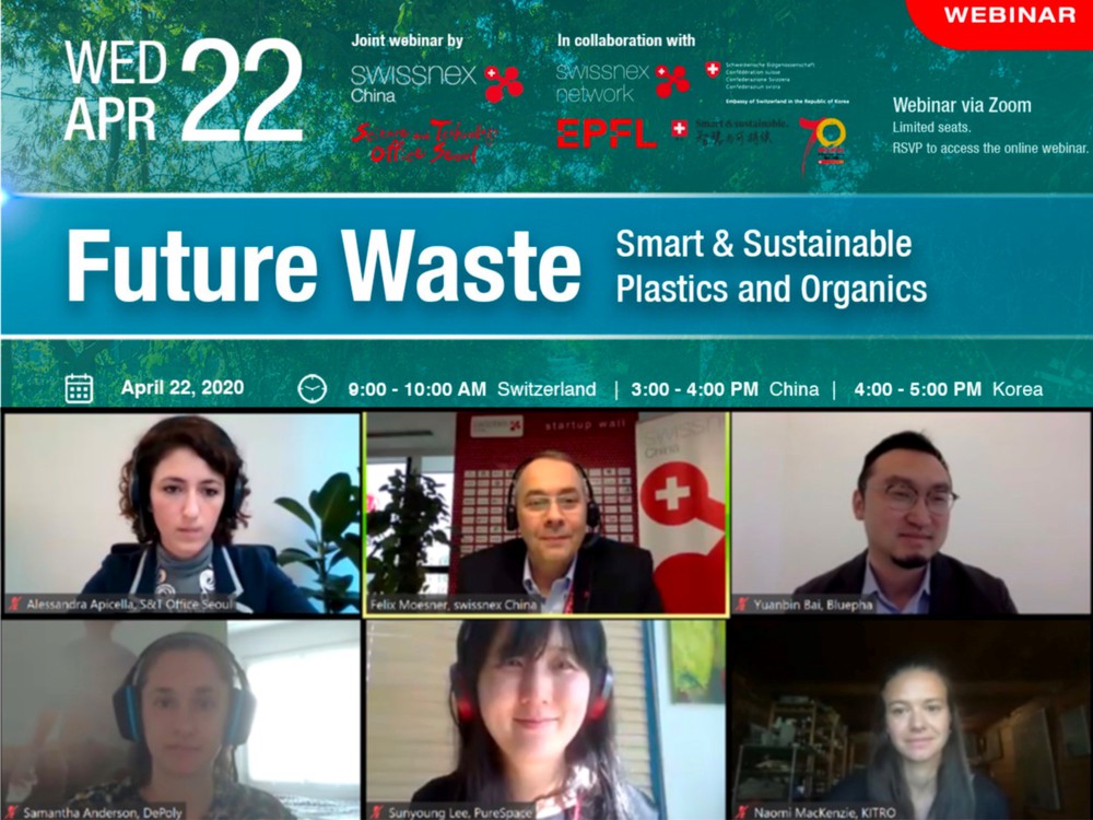 Tackling the TRANSFORMation of food and plastic waste at the webinar "future of waste"