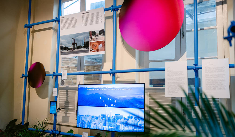 Exhibition Imagining Planetary Diplomacy at Planetary Embassy during COP30 in Belém. Photo by Lorena Fadul