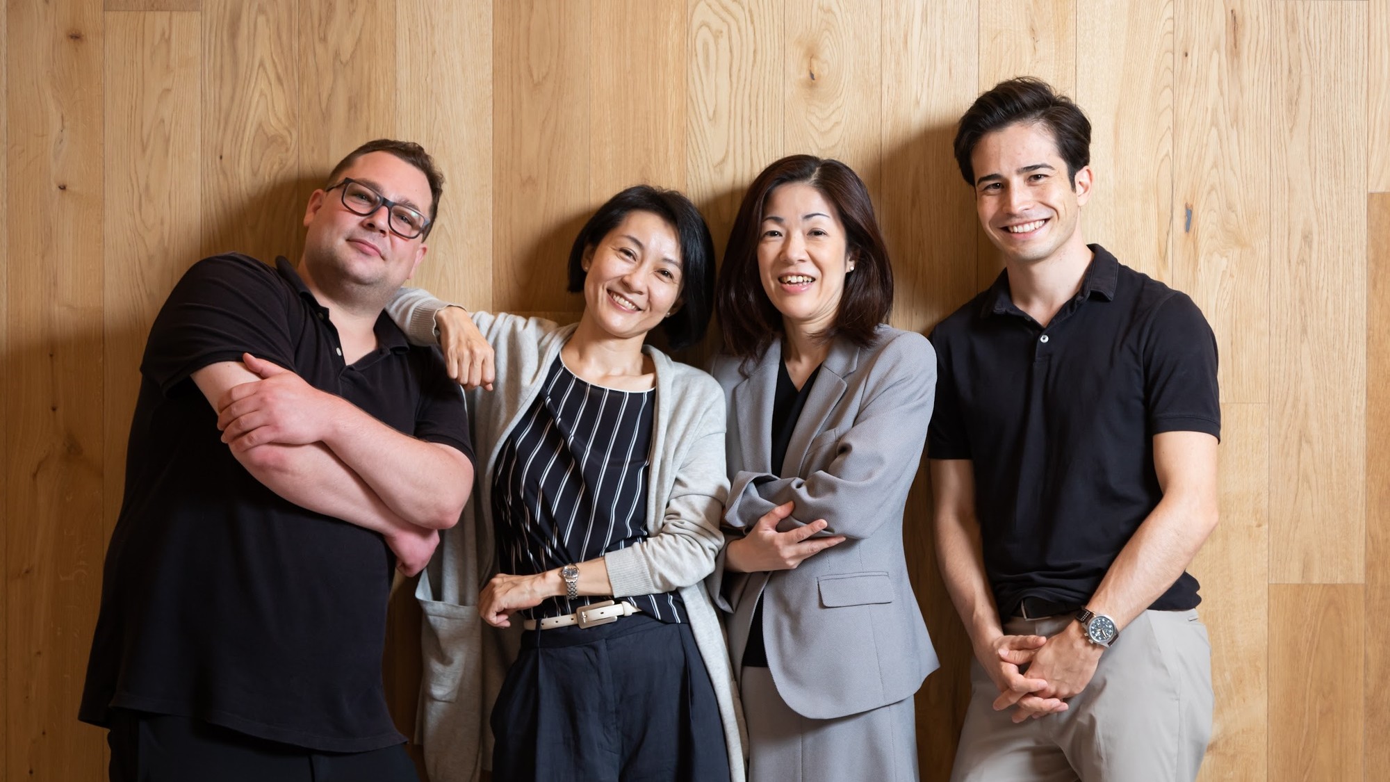 Science Office of the Embassy of Switzerland in Japan | From left to right: Michael Vogelsanger, Senior Project Manager;  Kyoko Marumo Suzuki, Head of Science Office; Yasuko Matsumoto, Officer; Tomoya